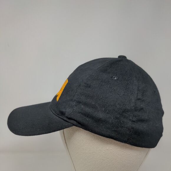 NRA Strapback Hat Black One Size Adjustable Embroidered Patriotic 6 Panel - Picture 3 of 7